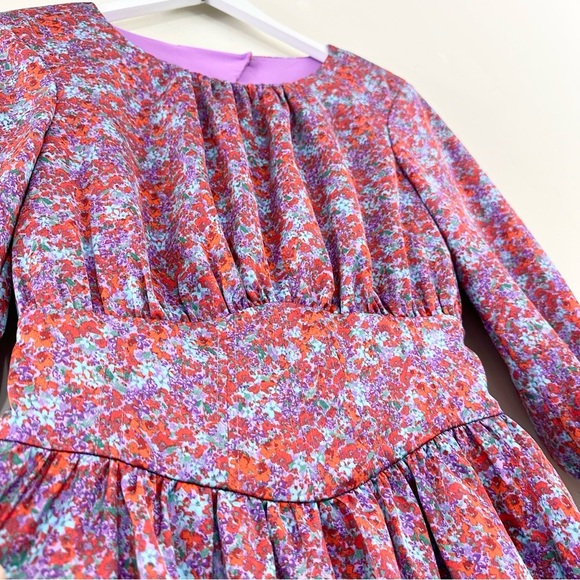 For Love & Lemons Shiloh Mini Dress in Blossom - Picture 7 of 16